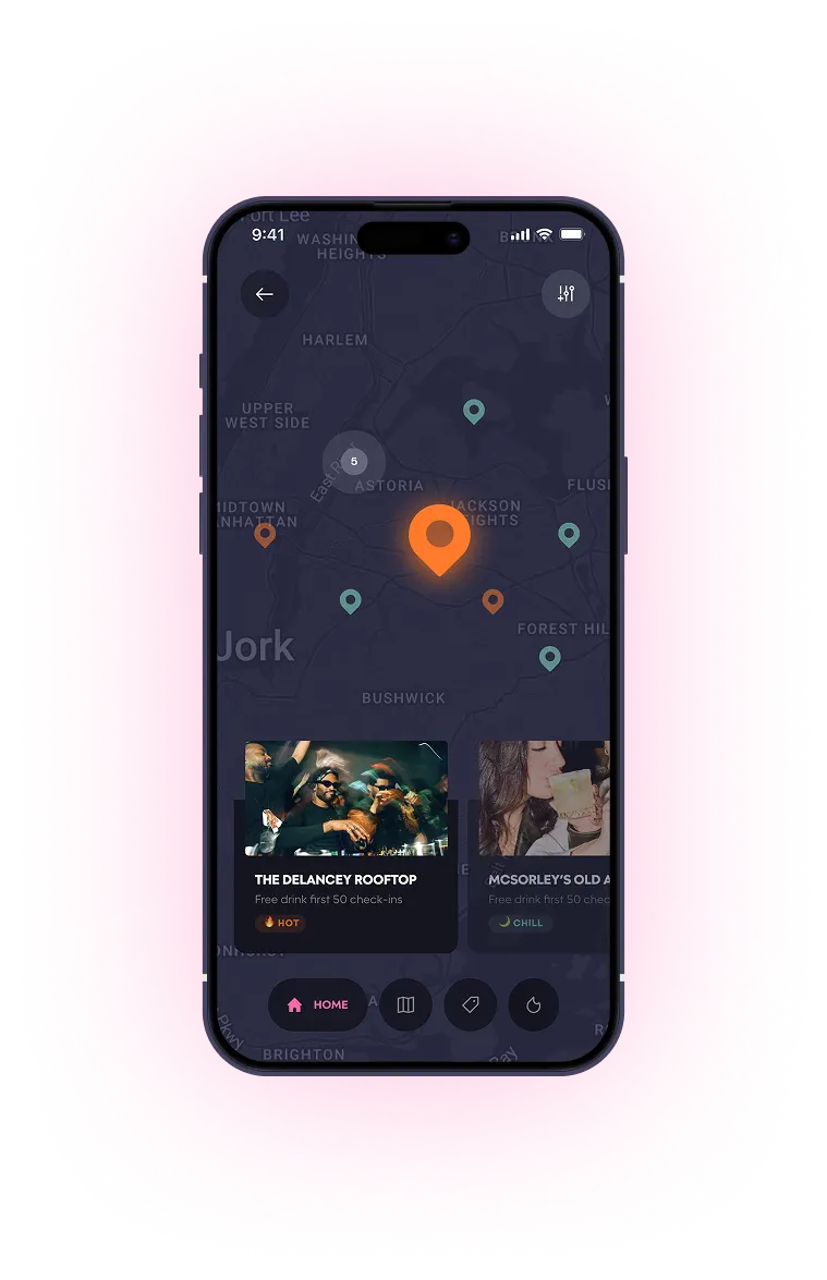 Spree Phone App - The Delancey Rooftop